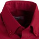 Červená pánská košile s krátkým rukávem slim fit Aramgad 40334