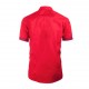 Červená pánská košile s krátkým rukávem rovná Aramgad 40337