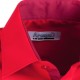 Červená pánská košile s krátkým rukávem rovná Aramgad 40337