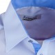 Modrá košile Aramgad kombinovaná vypasovaná 40436