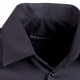 Černá pánská košile rovná 100 % bavlna non iron Assante 40116