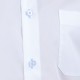 Bílá pánská košile slim fit 100 % bavlna non iron Assante 40009