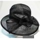 Černý dámský slavnostní klobouk luxusní Assante 82206