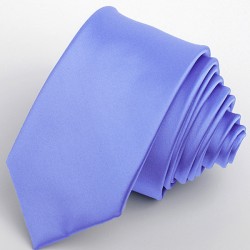 Modrá slim kravata Greg 99144
