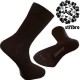 Multipack ponožky 3 páry černé froté chodidlo antibakteriál Assante 740
