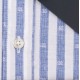Pánská košile modrobílá krátký rukáv Tonelli 110871