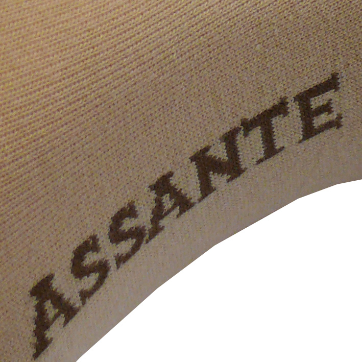 Detail světlé ponožky Assante